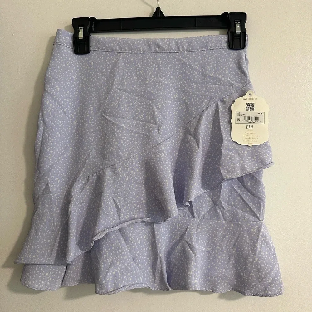 NWT Altar'd State Small Lilac and White Shirt